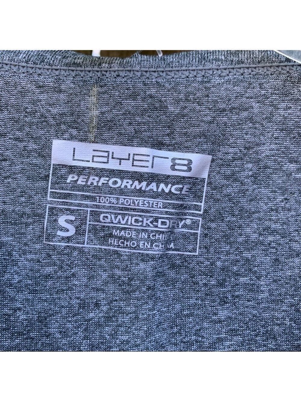 LAYER 8 Long Sleeve Top Jersey Sport Quick Dry Base Layer - Picture 4 of 6